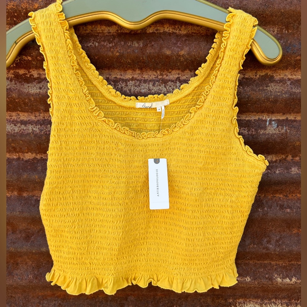 Anthropology crop tank